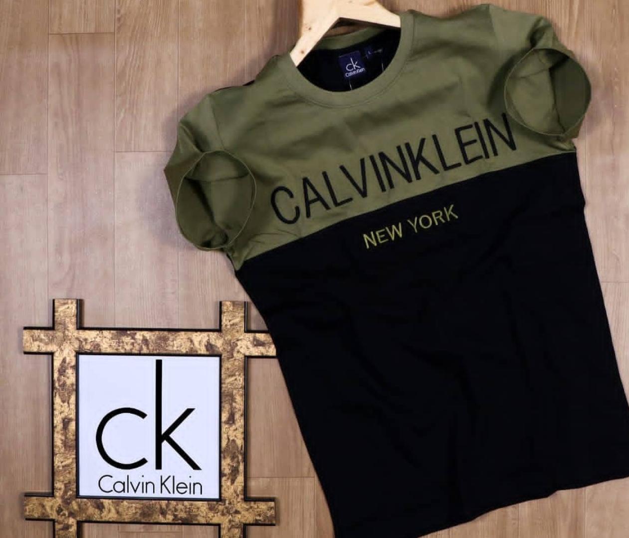Calvin klein T-Shirt (Green & Black)