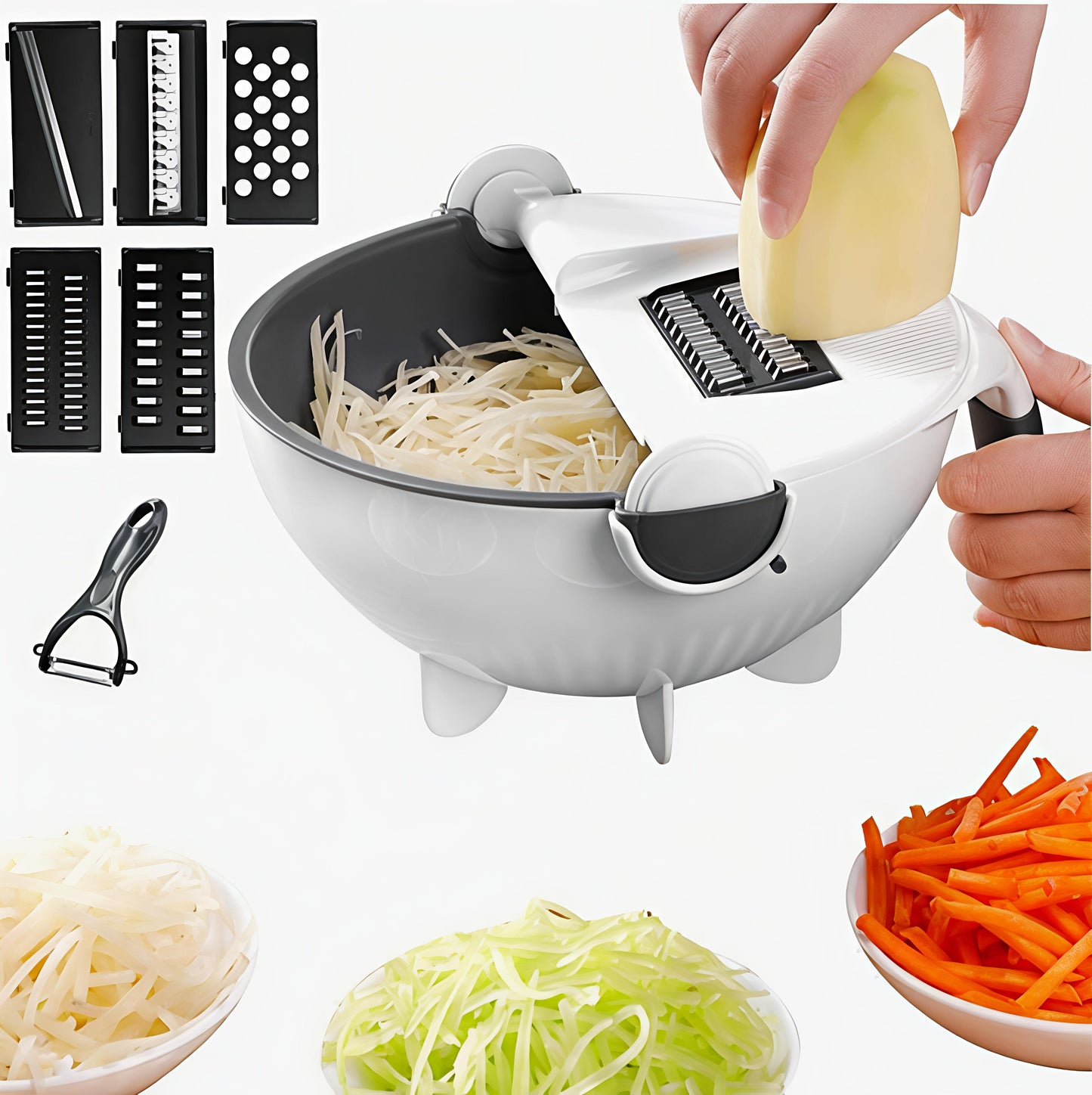 Multifunctional Vegitable Cutter - Safe & Easy Chopping Tool