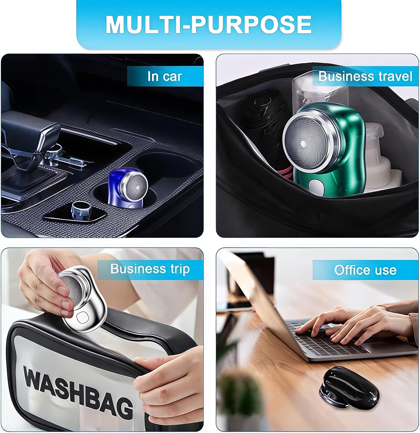 Electric Mini Razor Rechargeable Shaver for Men