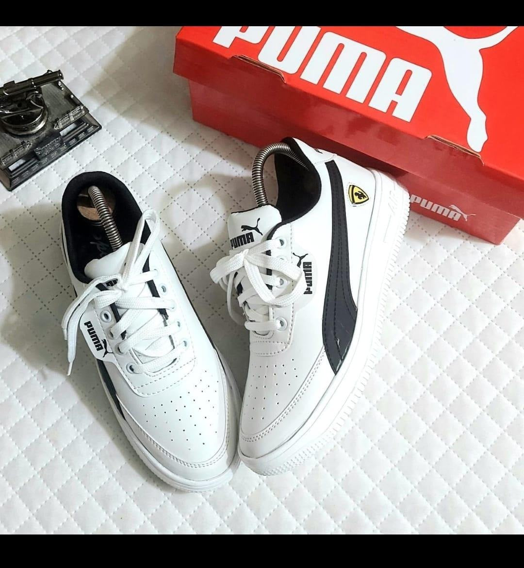 Puma Sneakers for Men (White & Black)