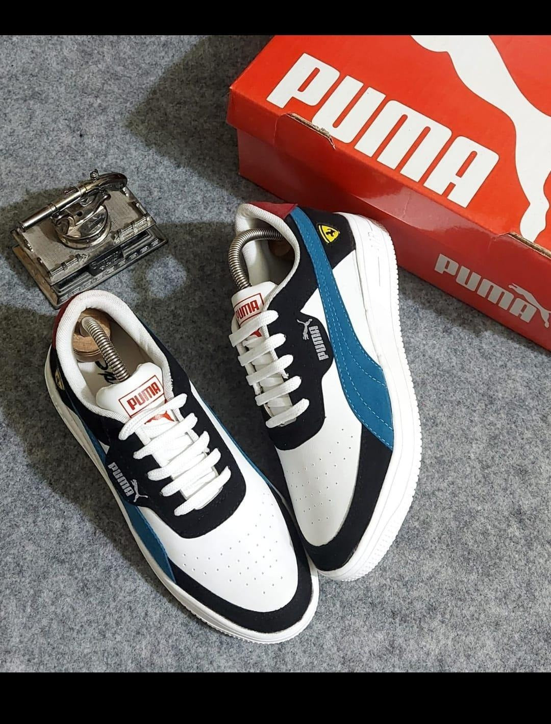 Puma Sneakers for Men (White & Teal)