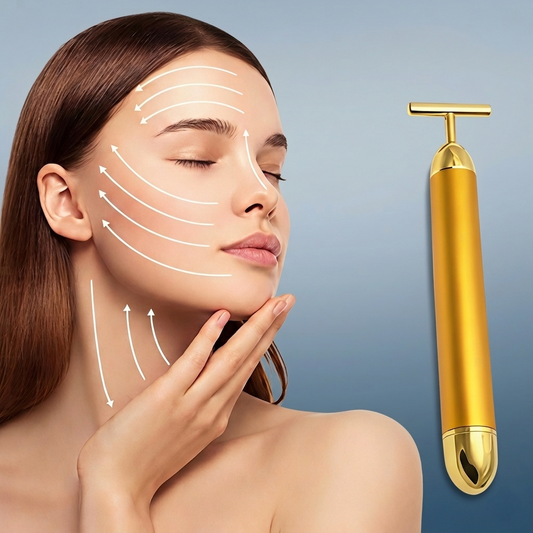 Gold Electric Face Roller