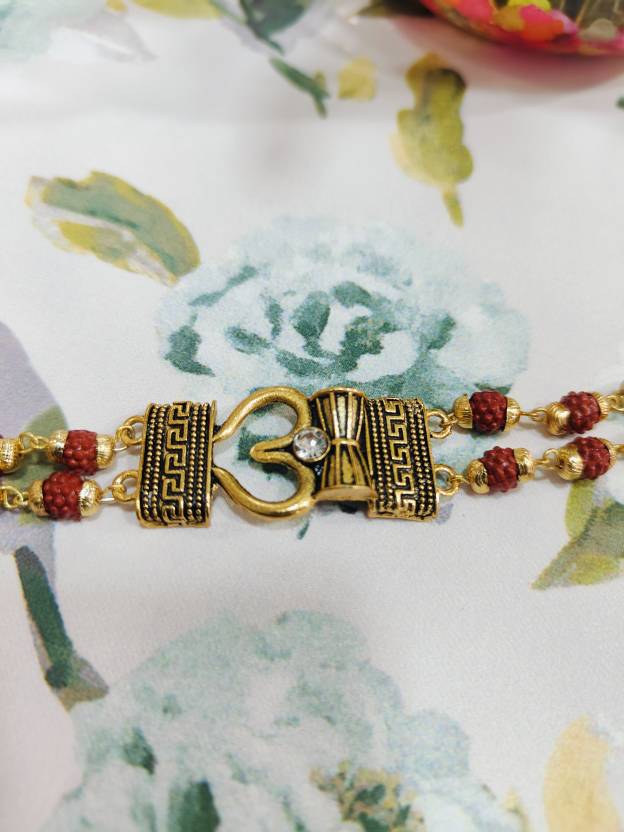 Rudraksha Gold-plated Bracelet