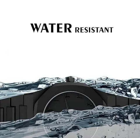 Matte Black Analog Wrist watch Dropdash