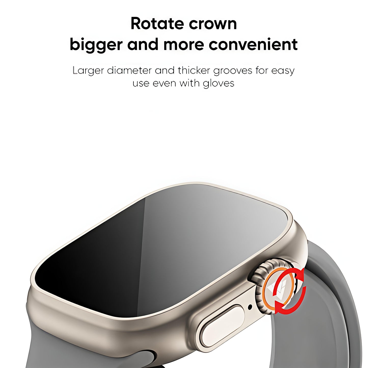 T-800 Ultra Smart Watch 1.99 Infinite HD Display with Bluetooth Calling