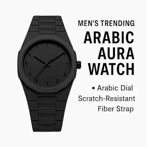 Matte Black Analog Wrist watch Dropdash