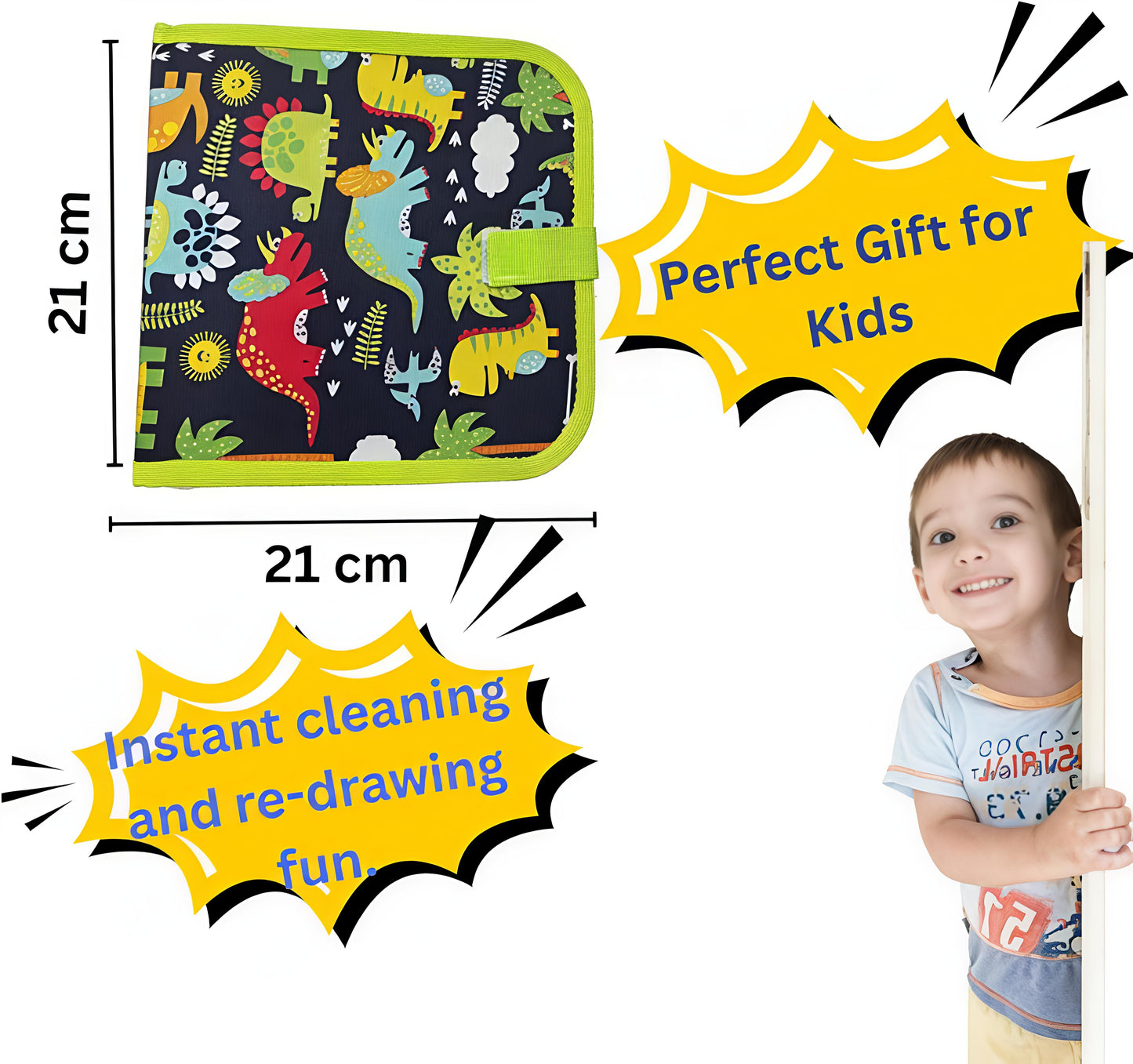 Kids Erasable Book Doodle Set,Magic Drawing Book for Kids