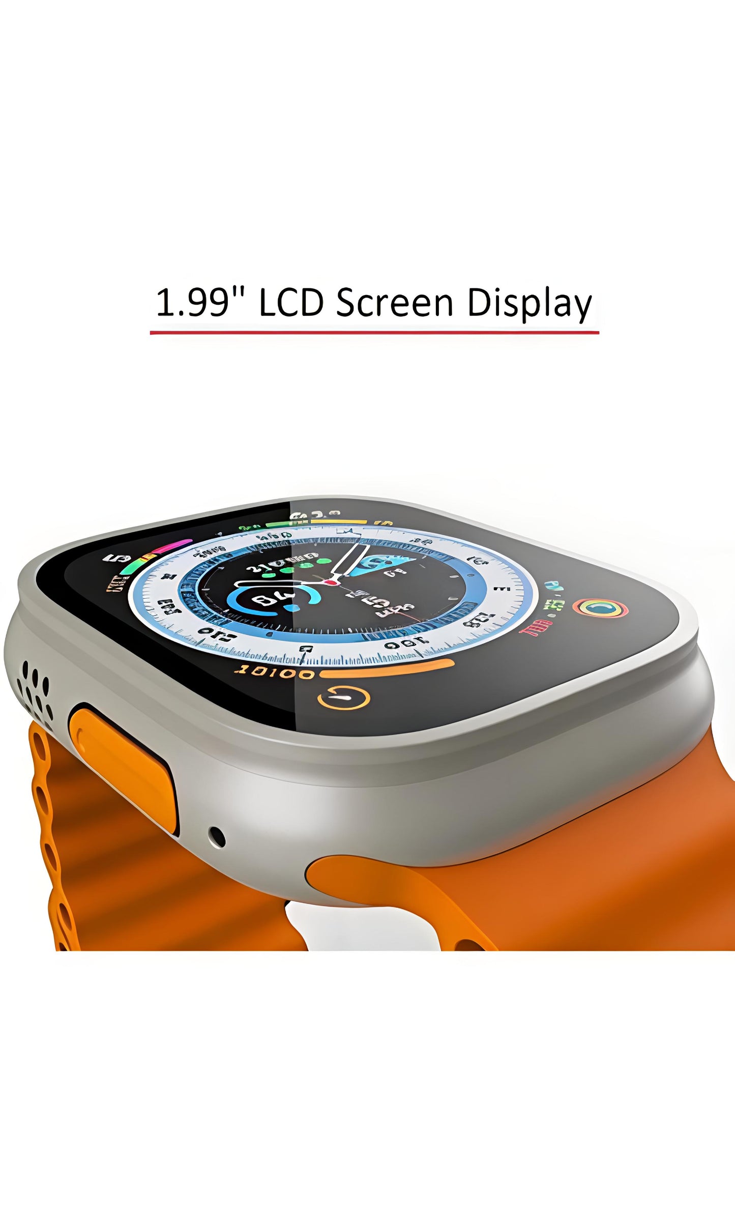 T-800 Ultra Smart Watch 1.99 Infinite HD Display with Bluetooth Calling