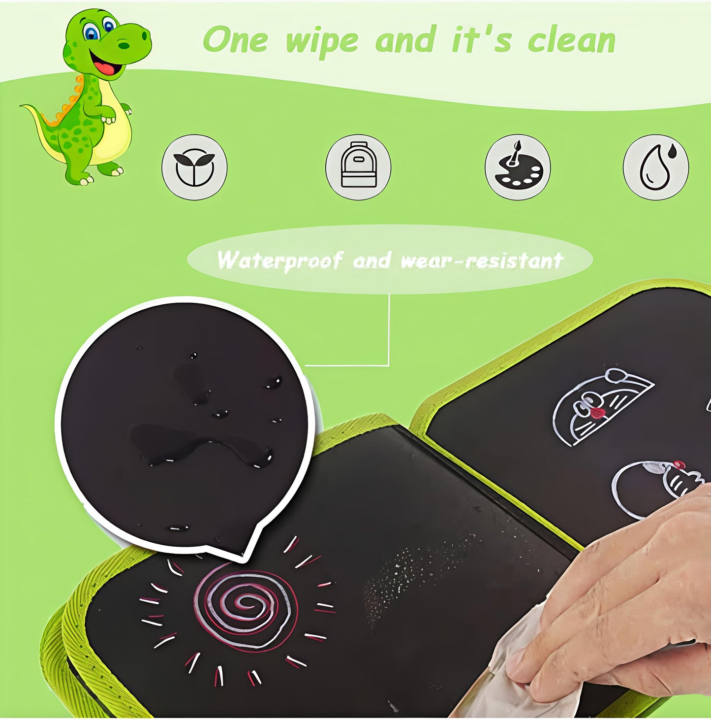 Kids Erasable Book Doodle Set,Magic Drawing Book for Kids