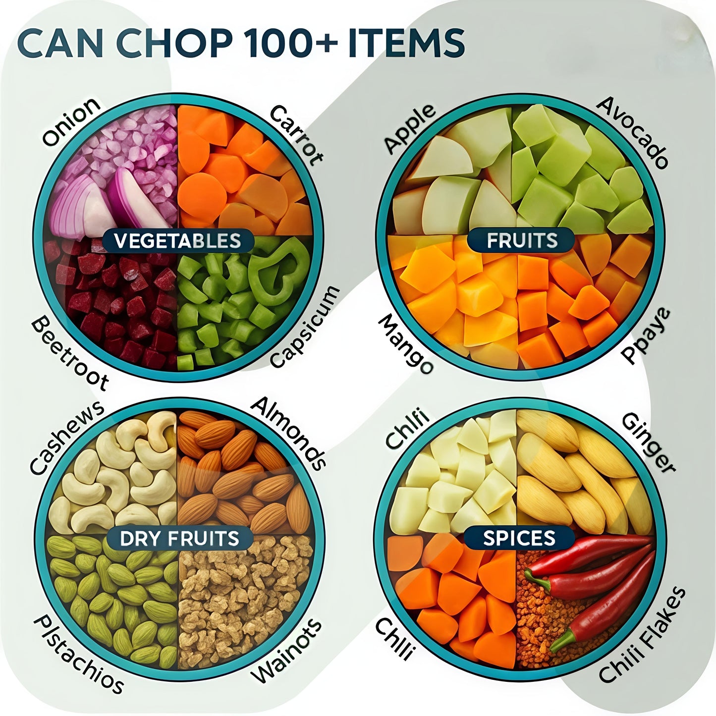 Manual Hand Press Push Chopper