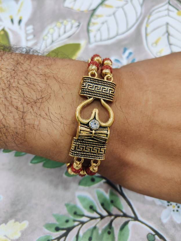 Rudraksha Gold-plated Bracelet