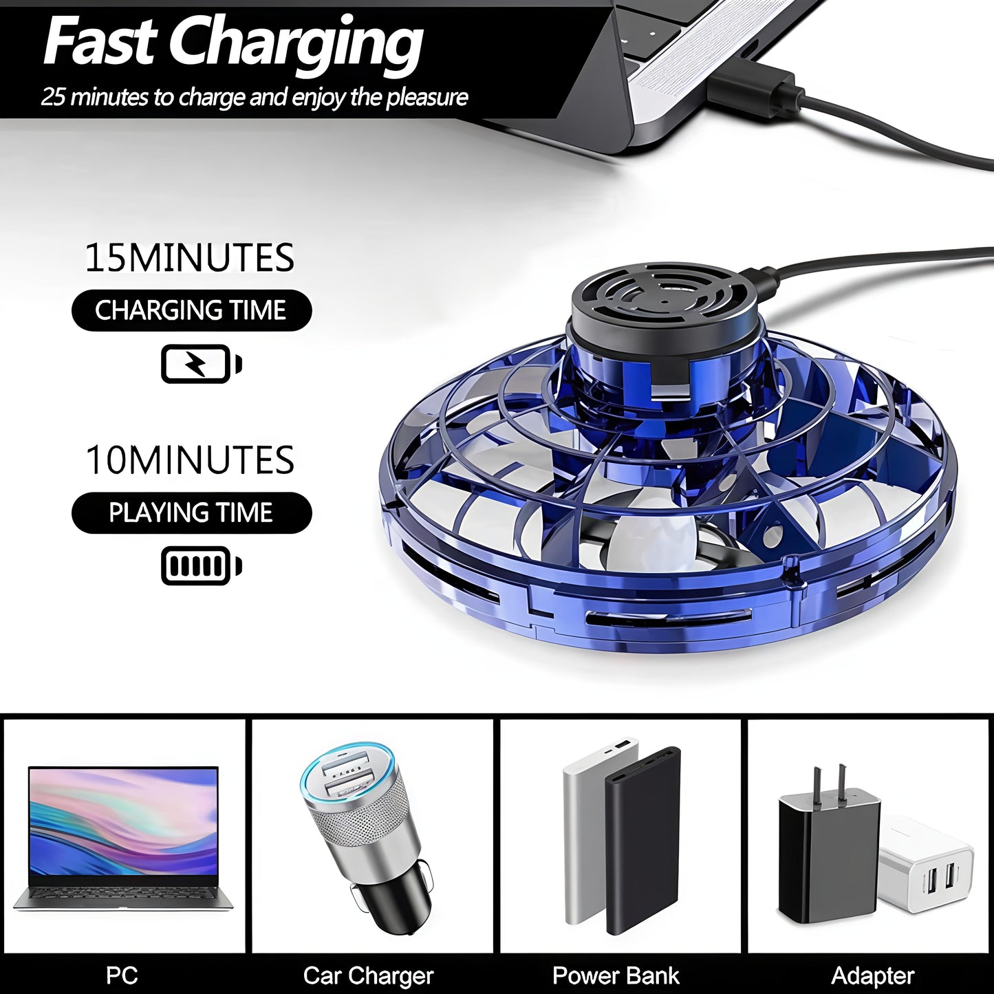 Flying Toy, Hand Operated Drones Mini Drone Flying Ball Toys