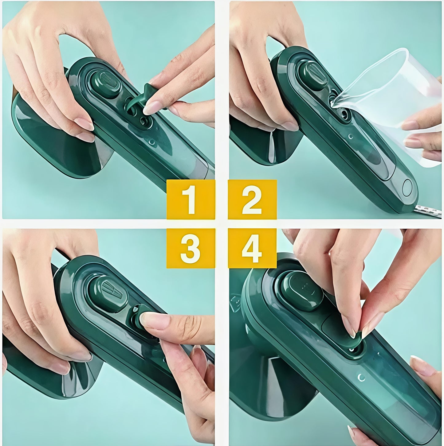 Iron-Travel Steamer Iron for Clothes, Portable Handheld Iron